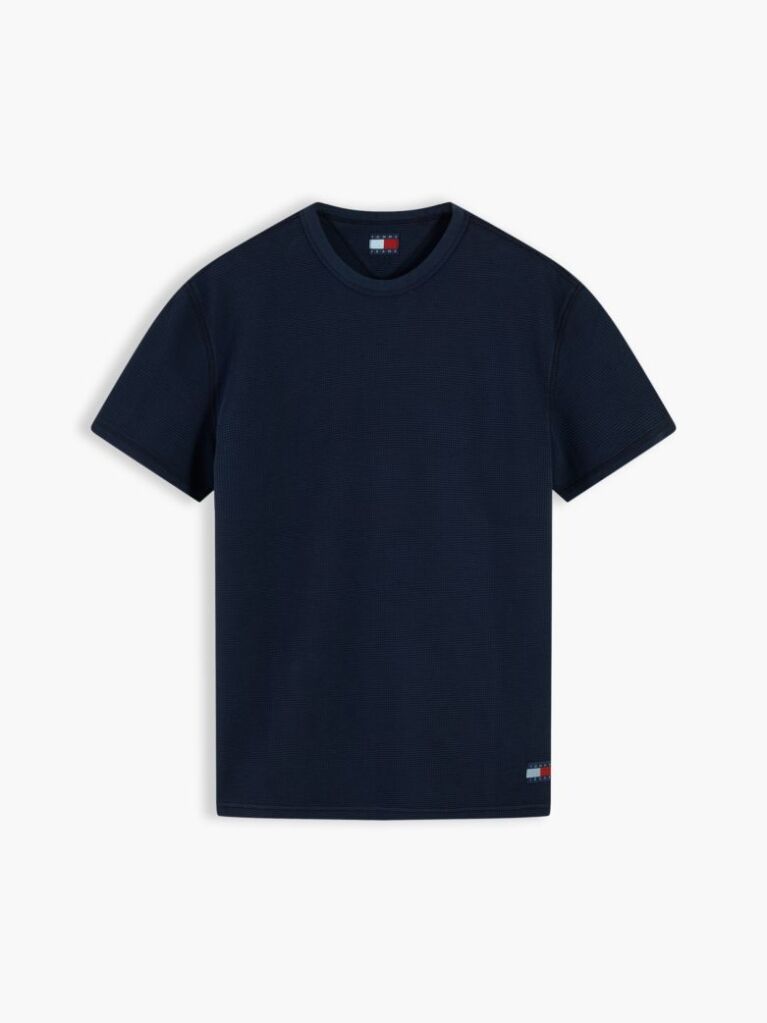 Blue T-Shirt Tricotat Ottoman   Barbati