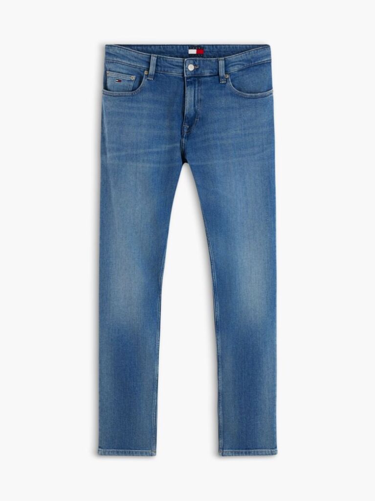 Denim Blugi Austin Faded Cu Croiala Tapered Slim  Barbati