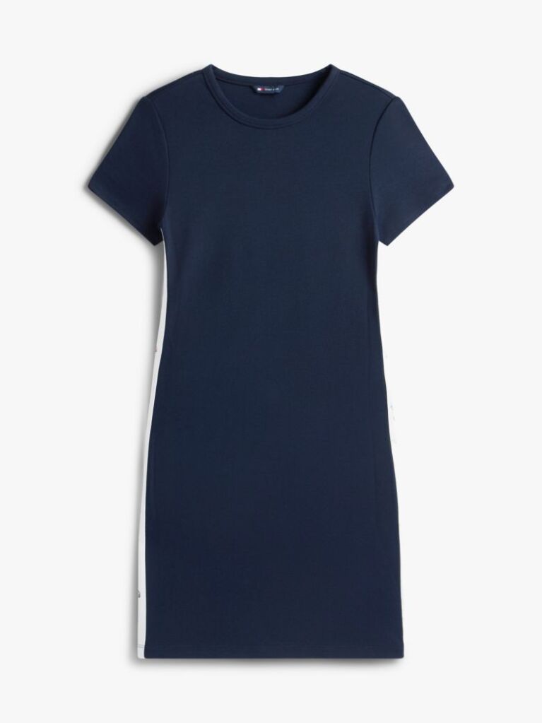 Blue Rochie Midi Mulata Cu Logo  Femei