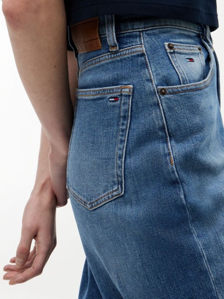 Denim Blugi Mom Jeans Tapered Ultra Inalti  Femei