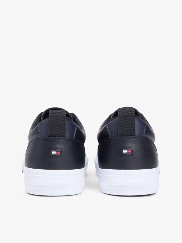 Negru Adidasi Cu Talpa Din Piele In Contrast De Culori  Barbati