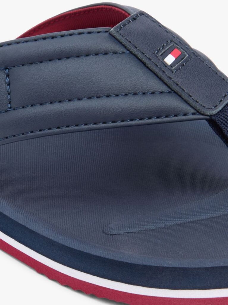 Blue Slapi Captusiti Cu Curea Si Steag  Barbati