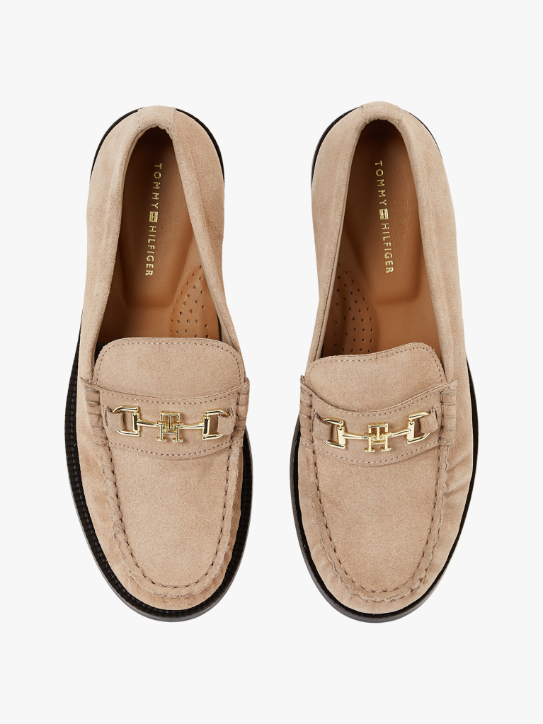 Roz Loaferis Din Piele Intoarsa Cu Detaliu Horsebit  Femei