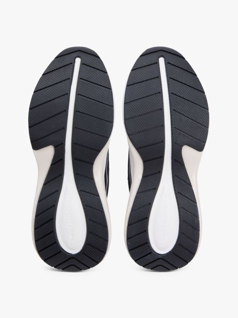 Negru Adidasi Chunky Din Piele Suede Cu Sireturi  Femei