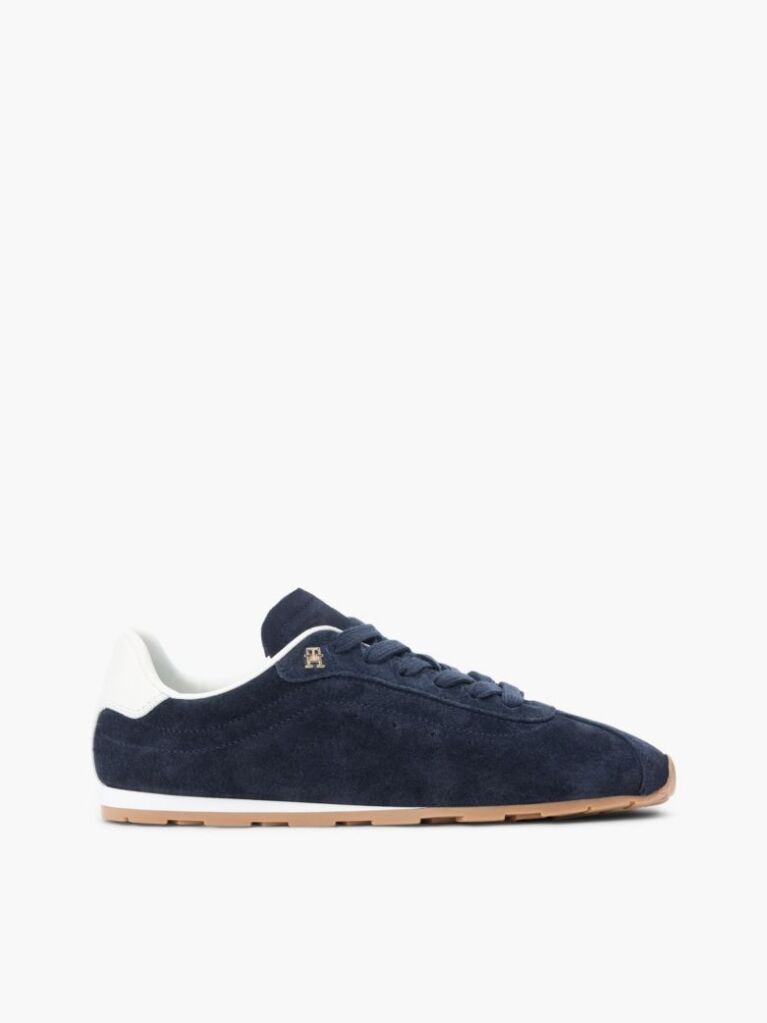 Blue Adidasi Din Piele Suede Cu Monograma TH Low Profile  Femei