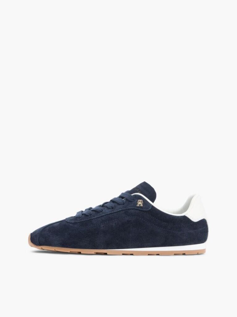 Blue Adidasi Din Piele Suede Cu Monograma TH Low Profile  Femei