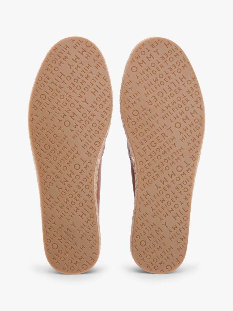 Brown TH Monogram Leather Espadrilles  Women