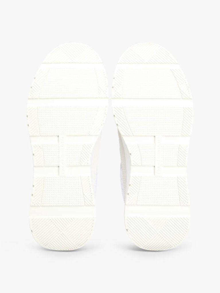 Alb Adidasi Tonal TH Monogram Cu Textura Mixta  Femei