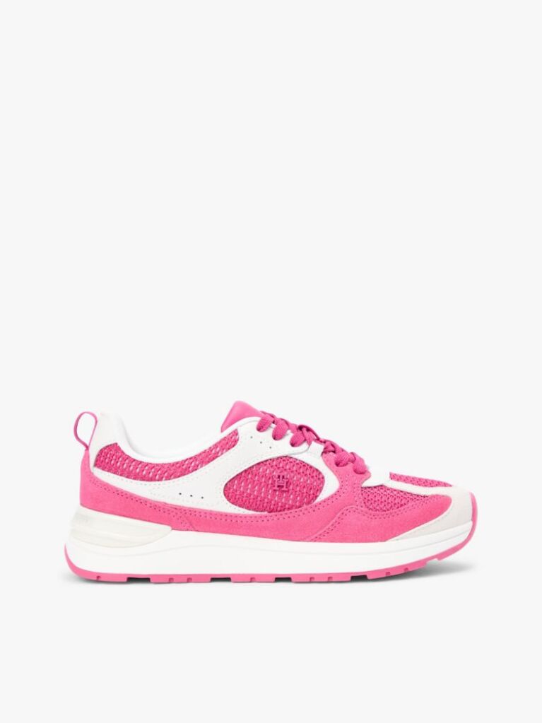 Multi Tonal TH Monogram Mixed Texture Trainers  Women