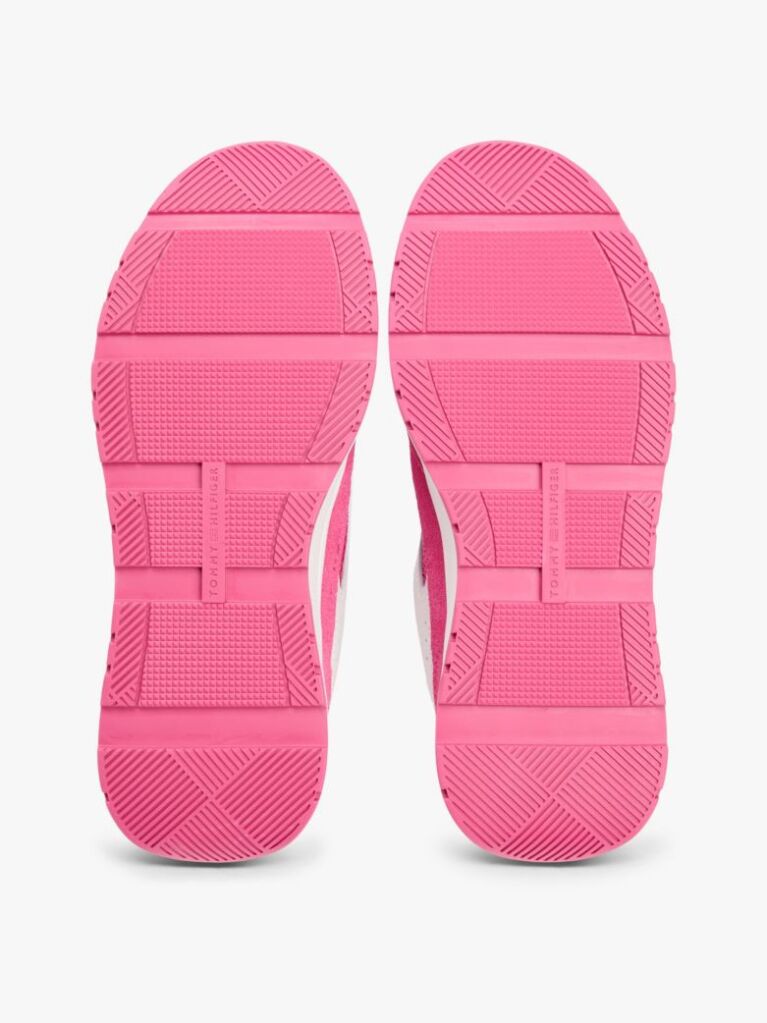 Multi Tonal TH Monogram Mixed Texture Trainers  Women