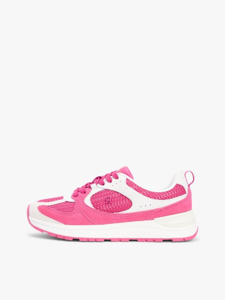 Multi Tonal TH Monogram Mixed Texture Trainers  Women