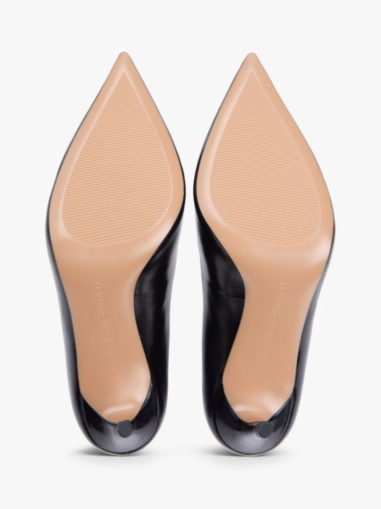 Negru Pantofi Cu Toc Stiletto Din Piele Cu Varf Ascutit  Femei