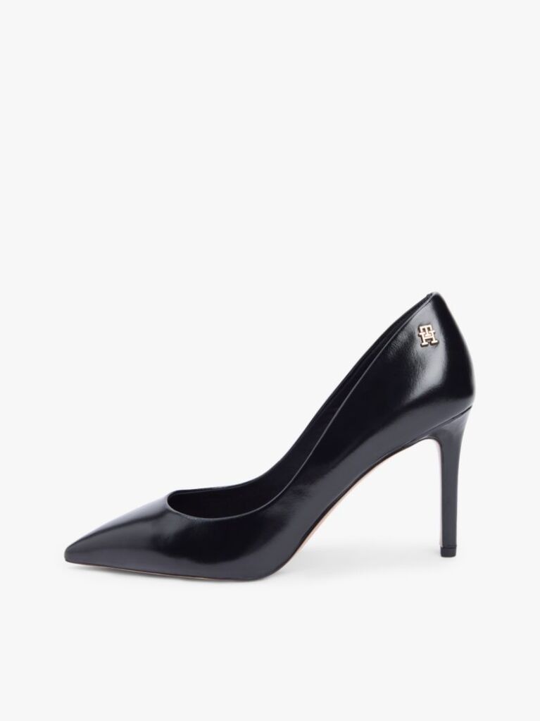 Negru Pantofi Cu Toc Stiletto Din Piele Cu Varf Ascutit  Femei