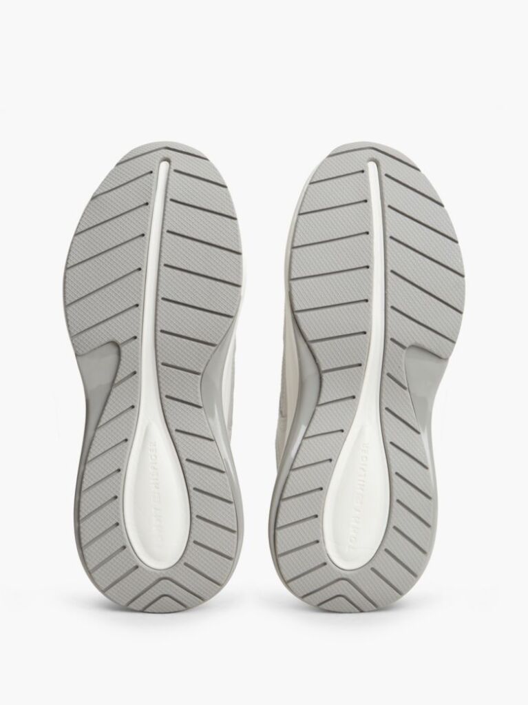 Gri Adidasi Chunky Din Piele Cu Monograma TH  Femei