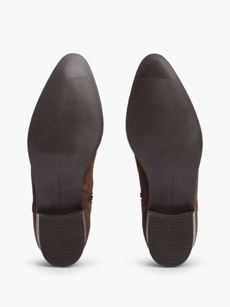 Maro Botine Din Suede Cu Fermoar  Femei