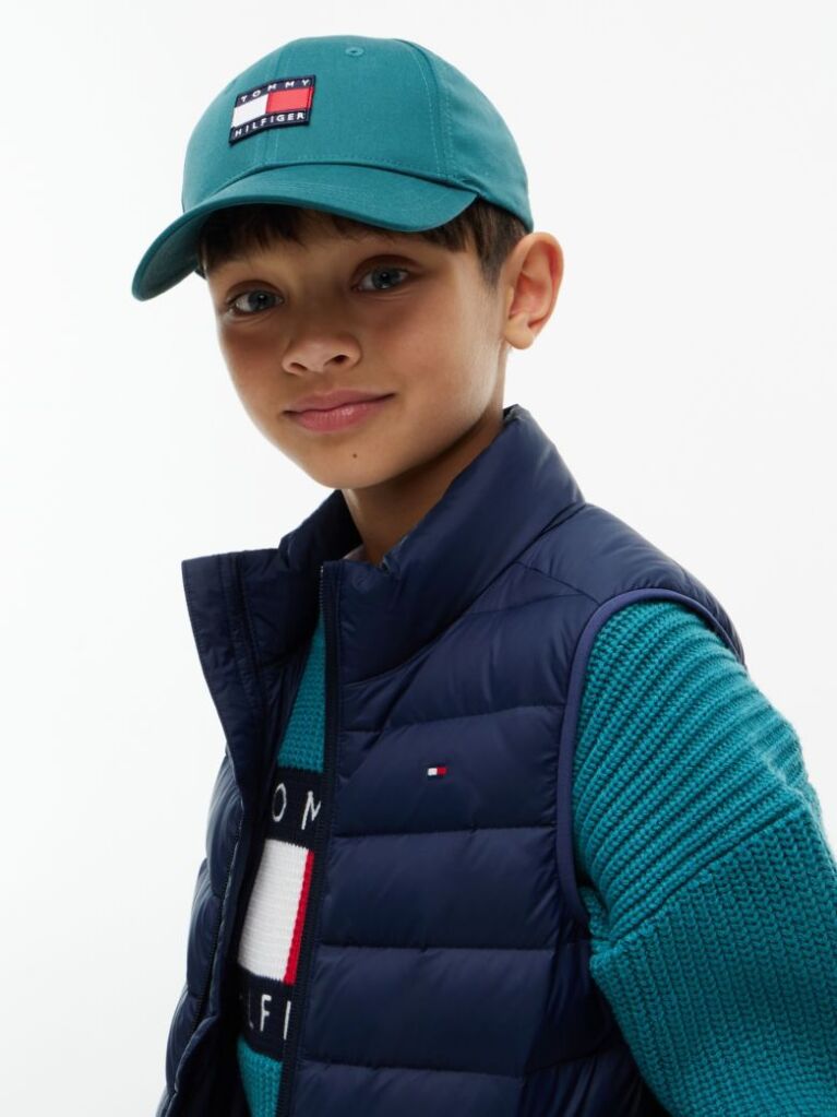 Blue Kids' Heritage Logo Twill Baseball Cap  Kids Unisex