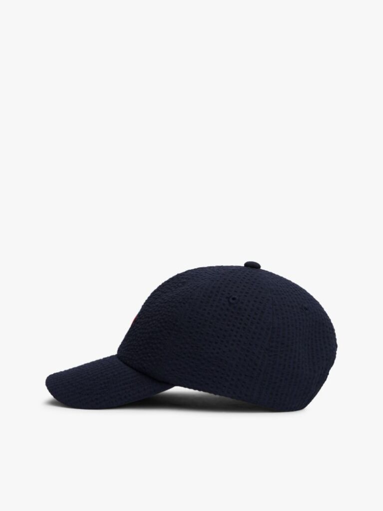 Blue Sapca De Baseball Din Bumbac Seersucker Cu Steag Ondulat  Copii unisex