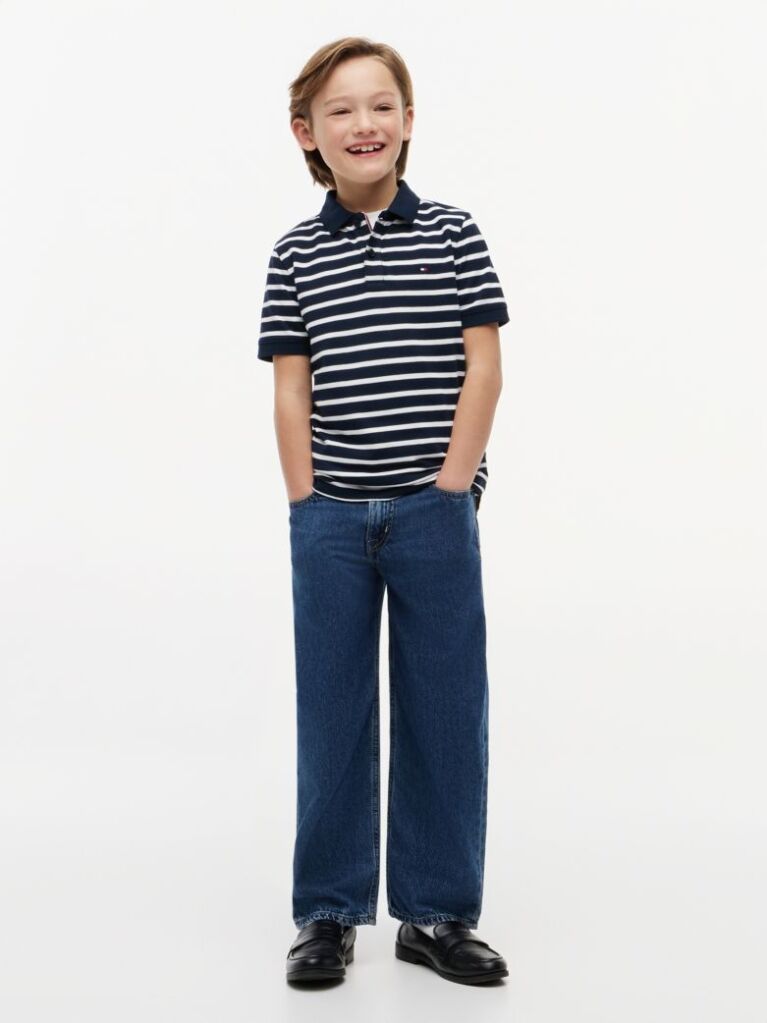Multi Essential Flag Embroidery Regular Fit Polo  Boys