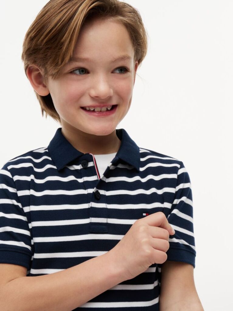 Multi Essential Flag Embroidery Regular Fit Polo  Boys