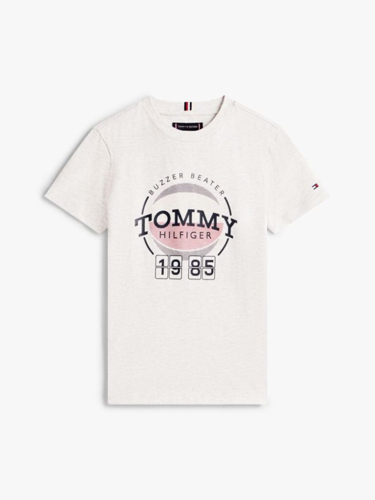 Gri Tricou Cu Imprimeu Grafic De Baschet  Baieti