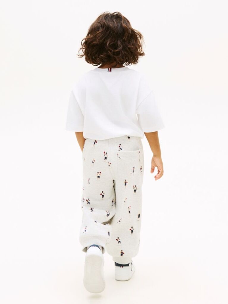 Gri Pantaloni De Jogging Din Bumbac Tip Terry  Baieti