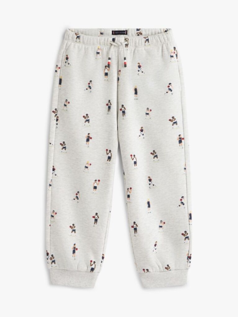 Gri Pantaloni De Jogging Din Bumbac Tip Terry  Baieti