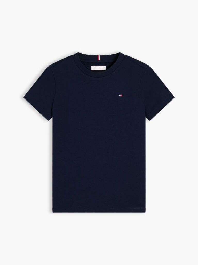 Blue T-Shirt Cu Guler Crew  Baieti