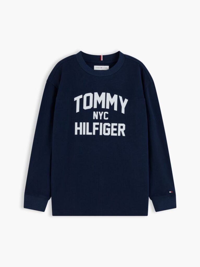 Blue Logo Long Sleeve T-Shirt  Boys