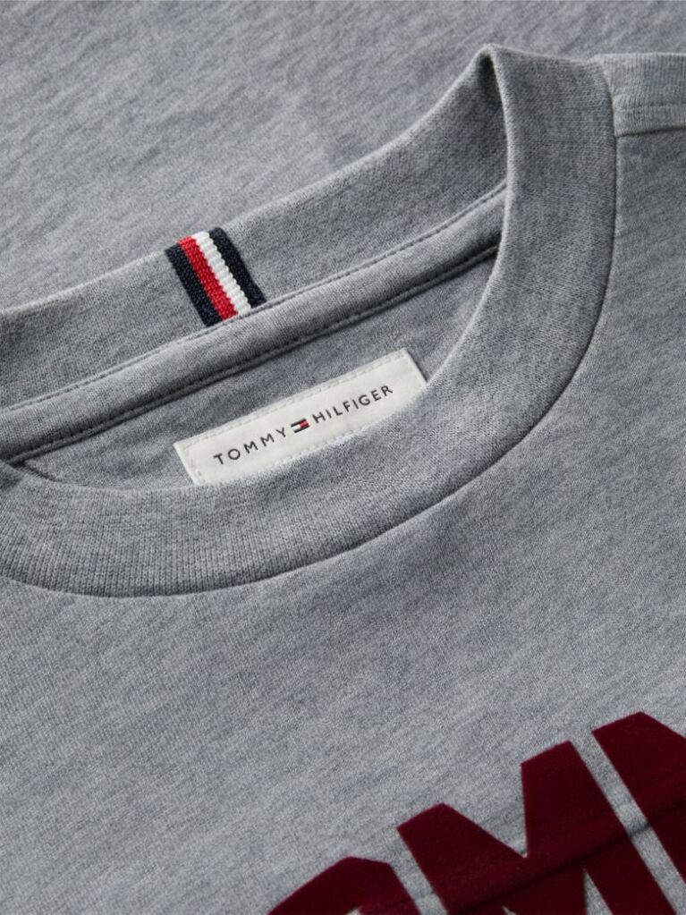 Grey Logo Long Sleeve T-Shirt  Boys