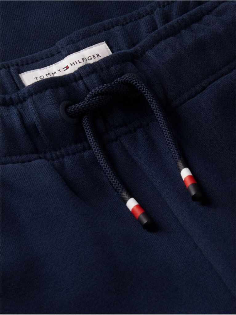 Blue Joggers Cu Logo Din Suede  Baieti