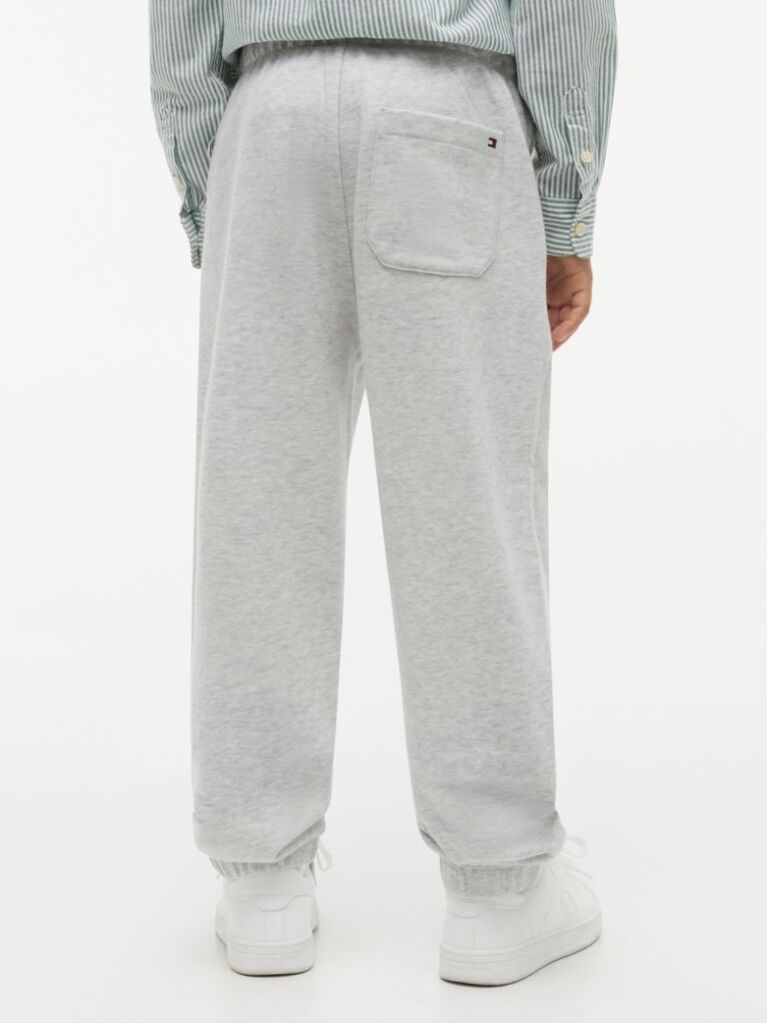 Gri Joggers Varsity Cu Logo Appliqué Si Cordon  Baieti