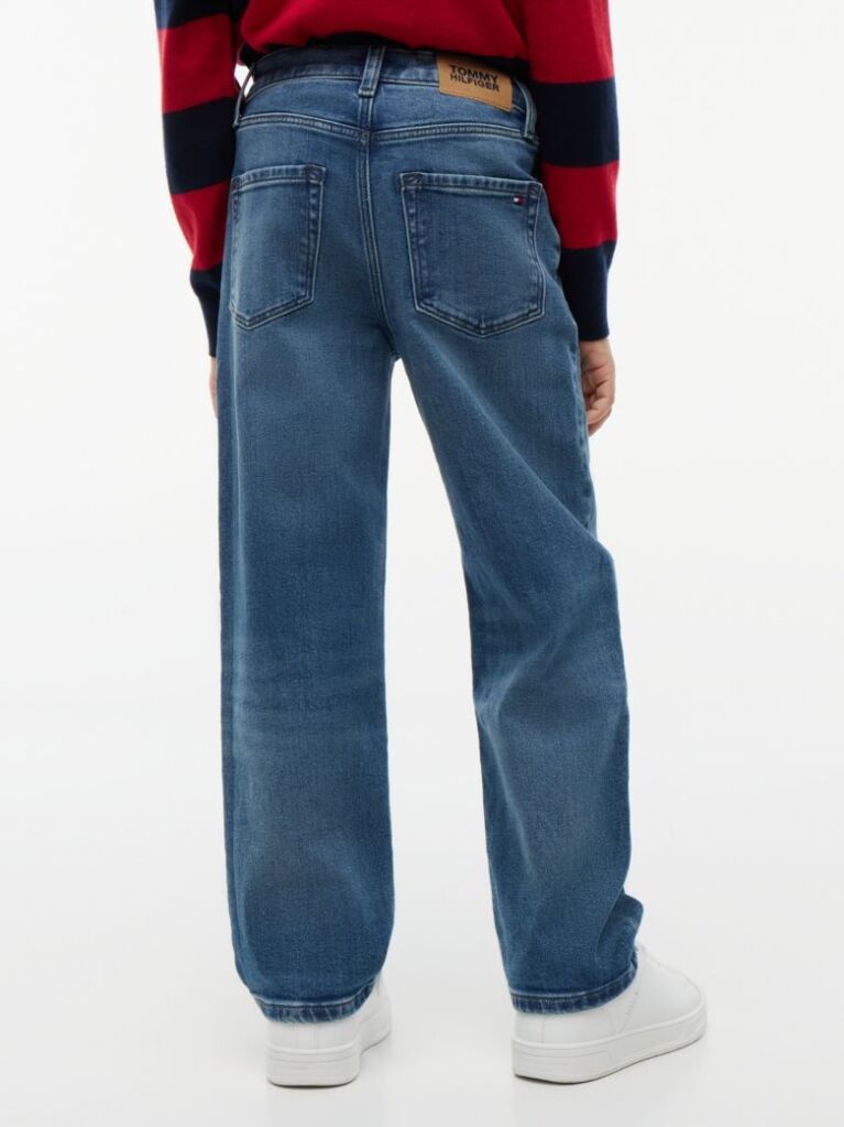Blue Blugi Vintage Uzati Cu Croiala Lejera  Baieti
