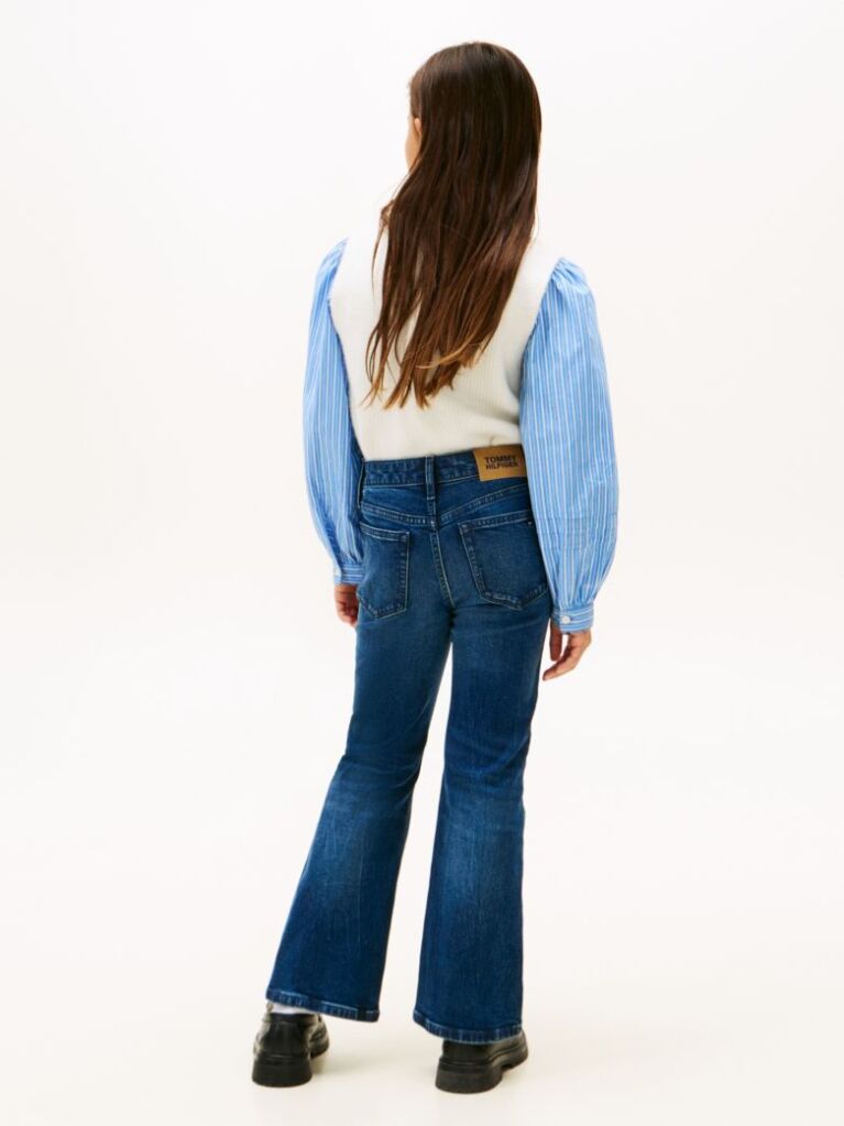 Denim Flare Dark Jeans  Girls