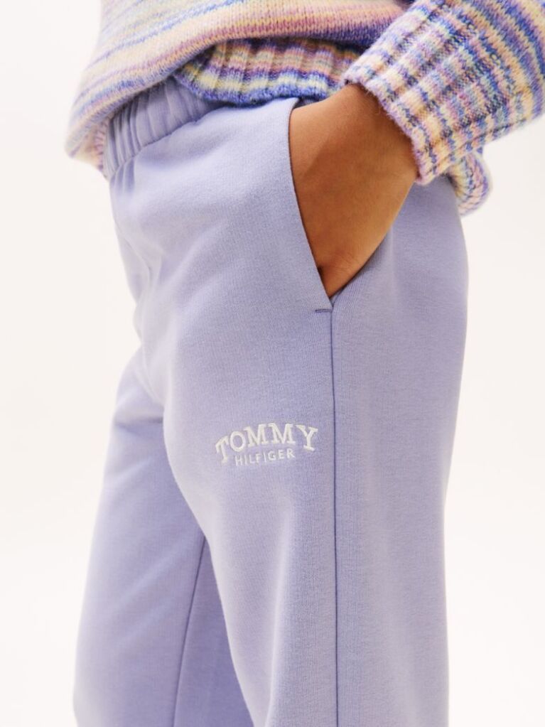 Purple Cuffed Leg Joggers  Girls