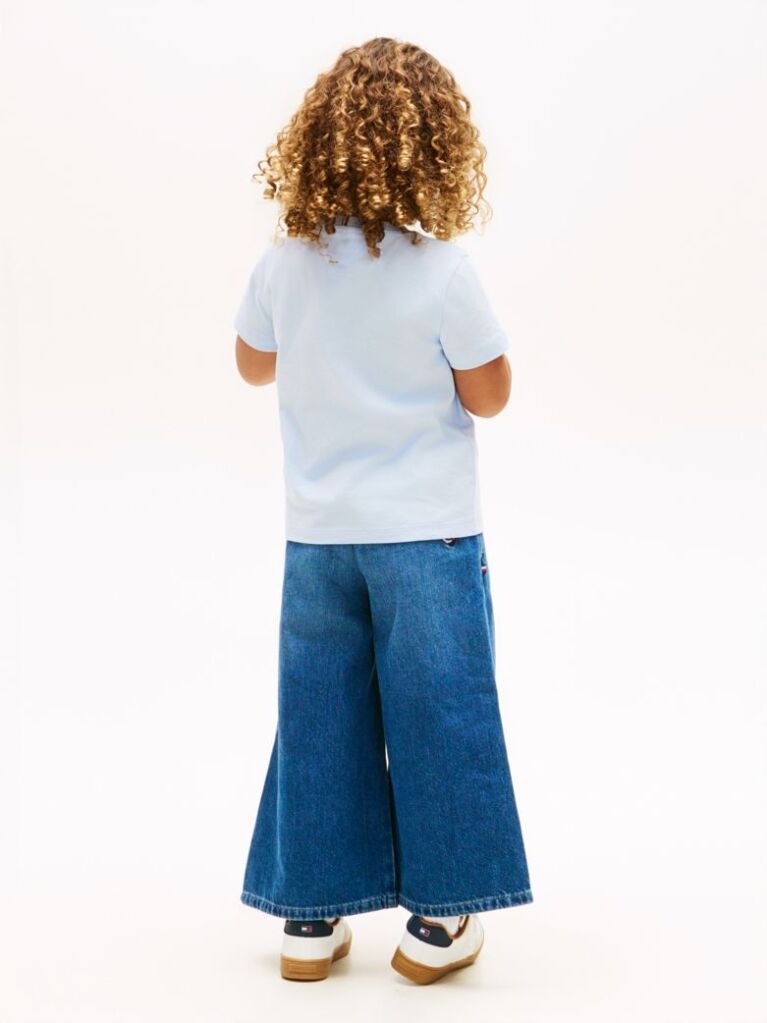 Blue Tricou Cu Logo Fructe  Fete