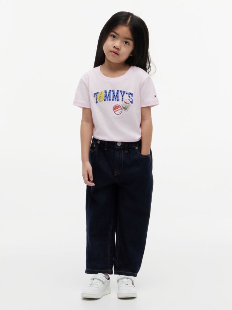 Roz Tricou Cu Logo Fructe  Fete