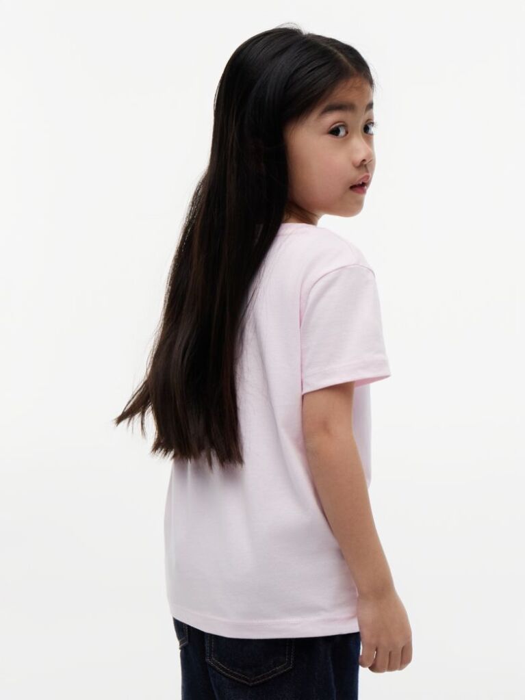 Roz Tricou Cu Logo Fructe  Fete