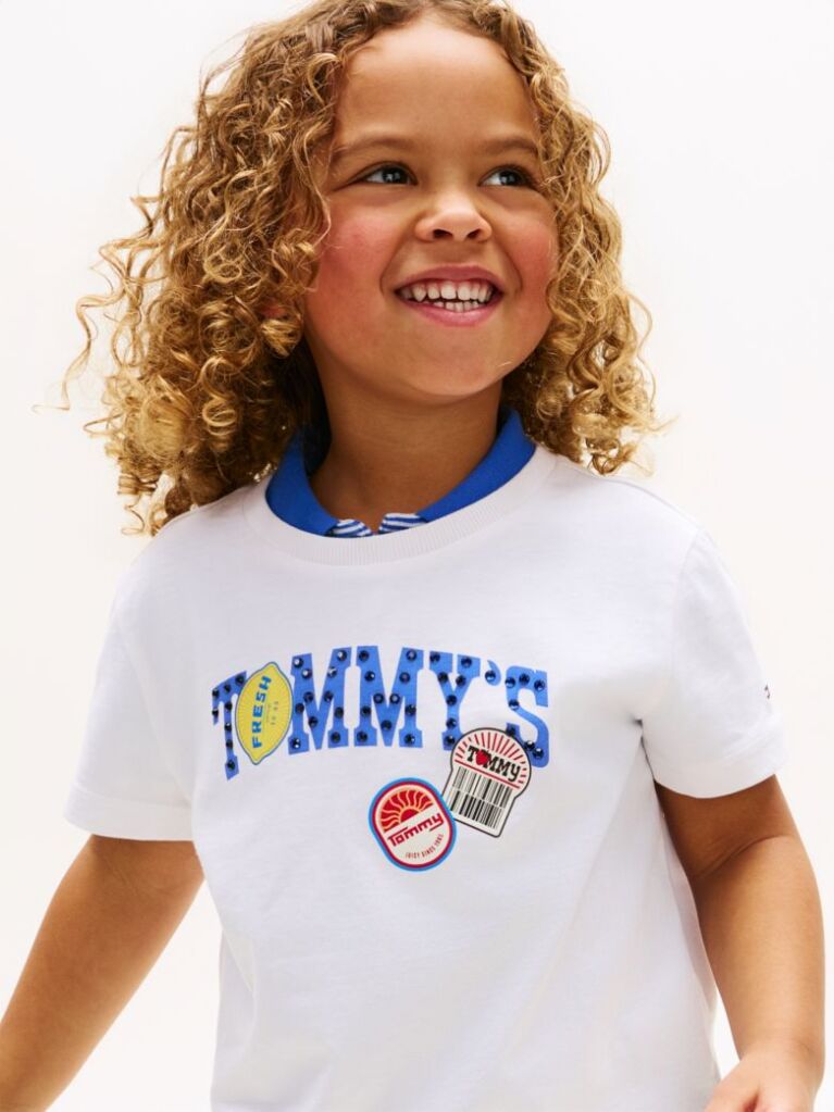 Alb Tricou Cu Logo Fructe  Fete