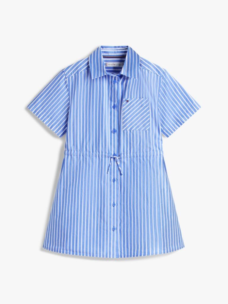 Multi Rochie Tip Camasa Din Poplin Cu Dungi  Fete
