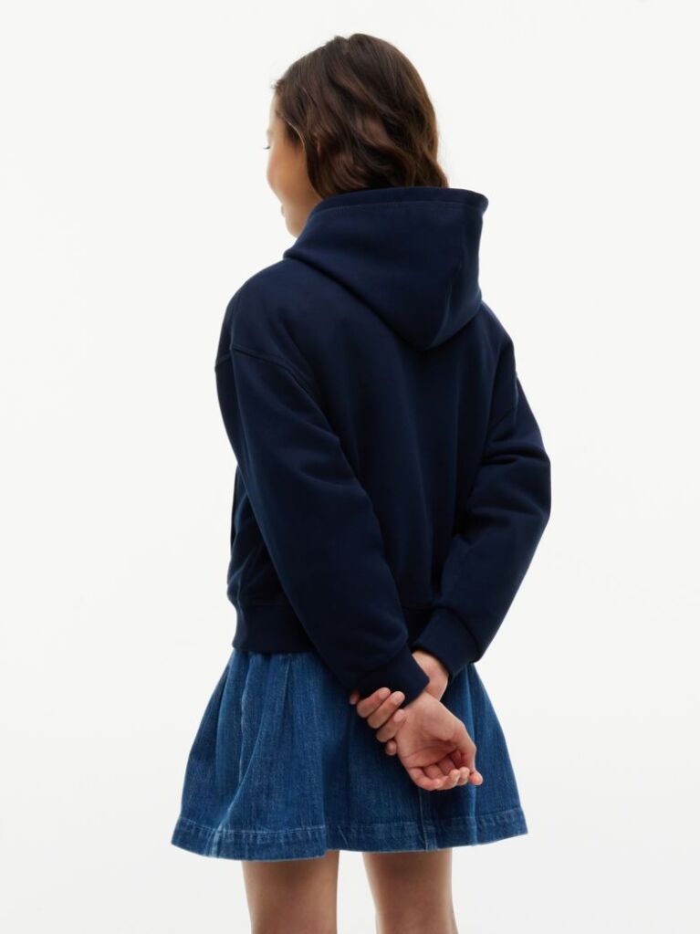 Blue Star Logo Relaxed Hoody  Girls