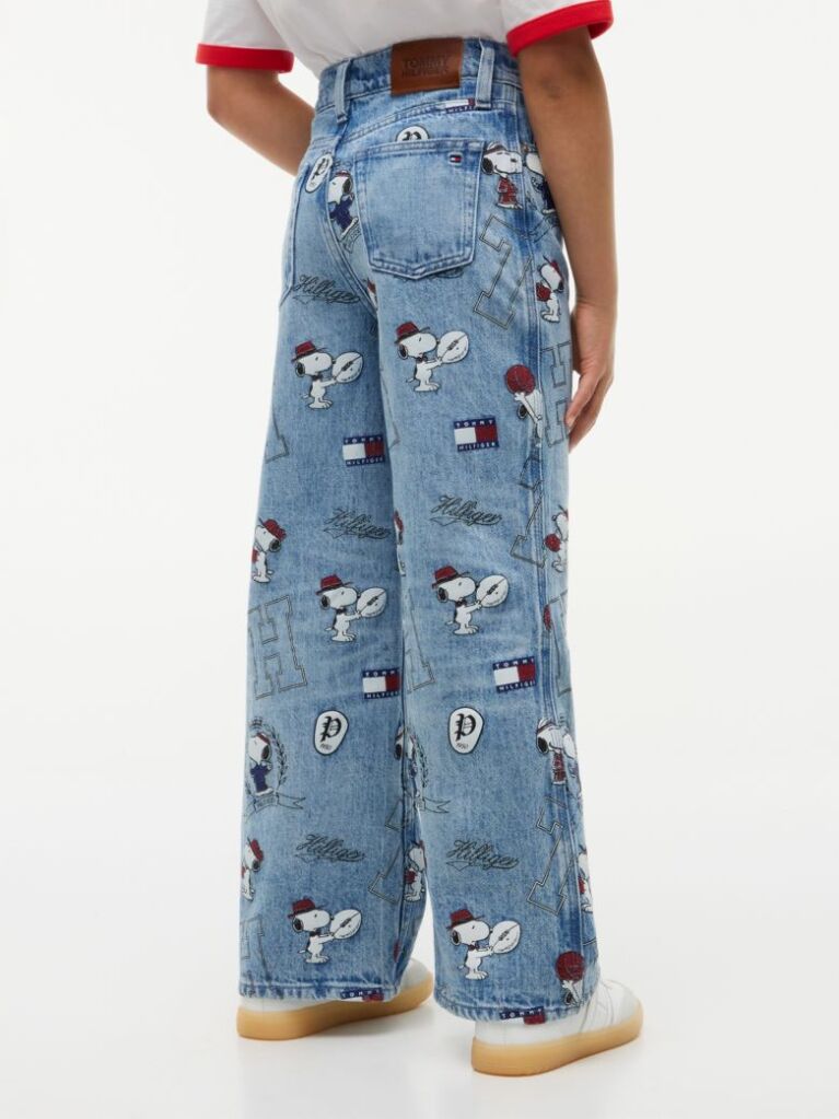 Denim Mabel High Rise Wide Leg Peanuts® Jeans  Girls
