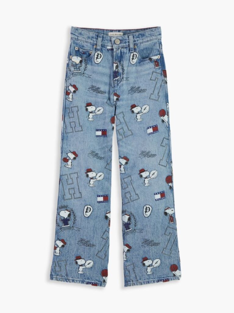 Denim Mabel High Rise Wide Leg Peanuts® Jeans  Girls