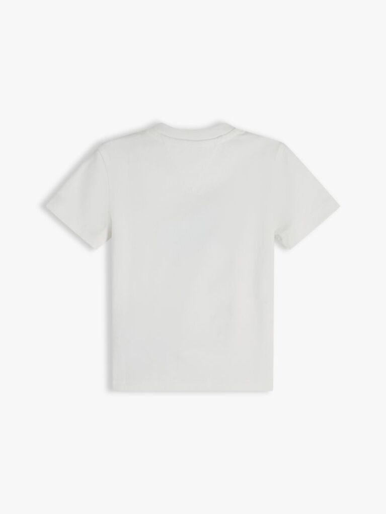Alb T-Shirt Cu Model De Barca Graphic  Nou nascuti