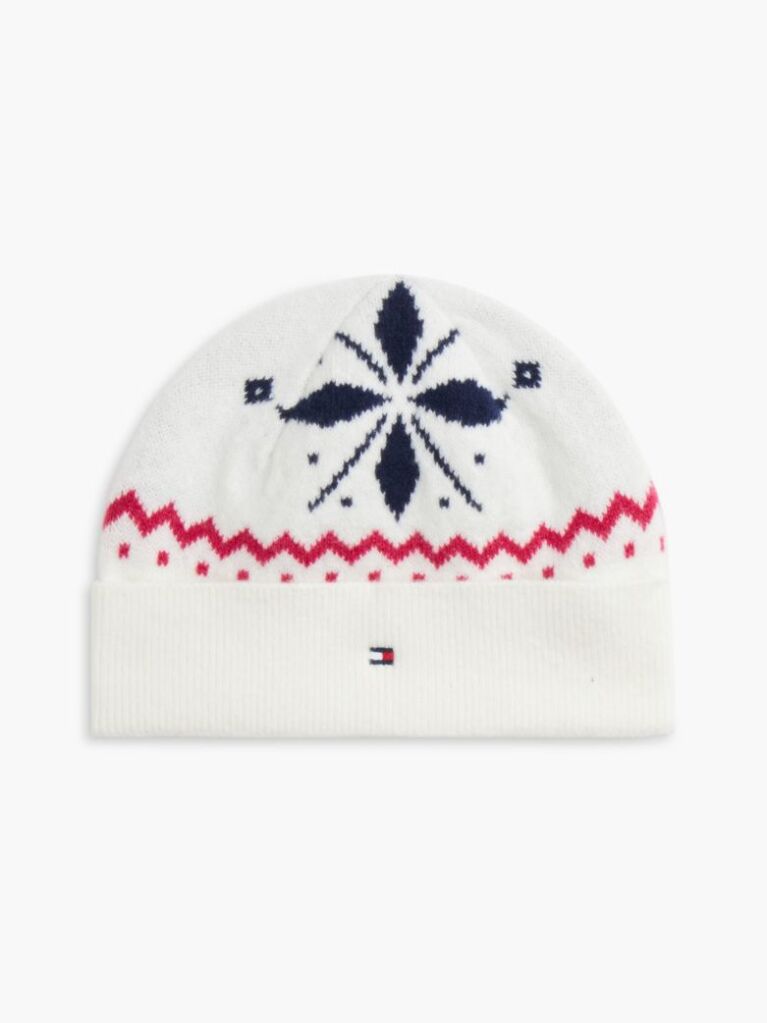 Beige Fair Isle Jumper And Beanie Set  Newborn
