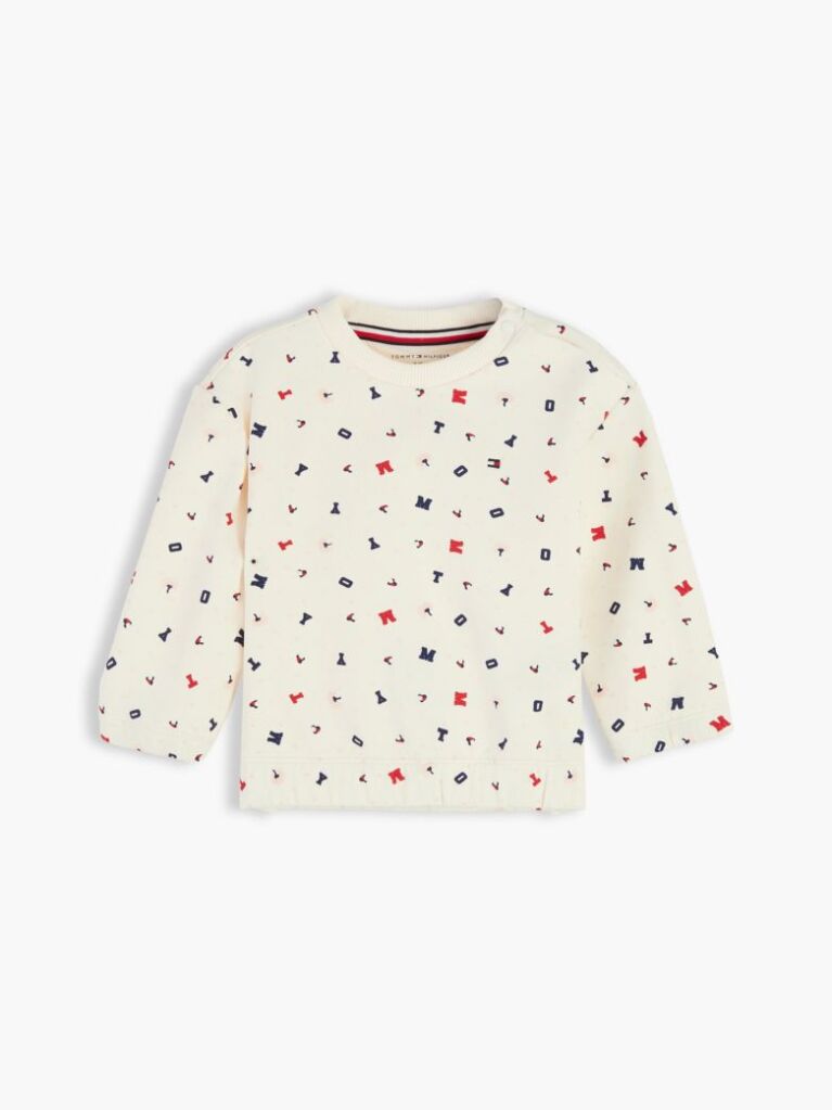 Multi Bluza De Trening Cu Guler Rotund Si Steag Brodat  Nou nascuti