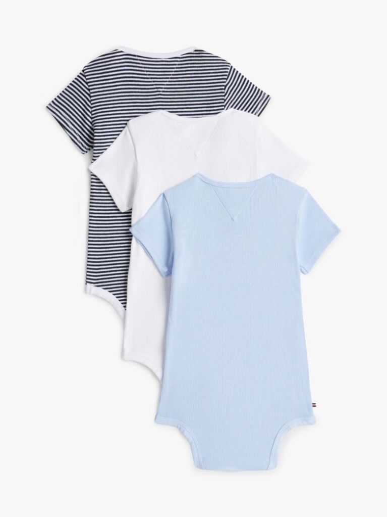 Multi 3-Pack Ribbed Bodysuits Gift Box  Newborn