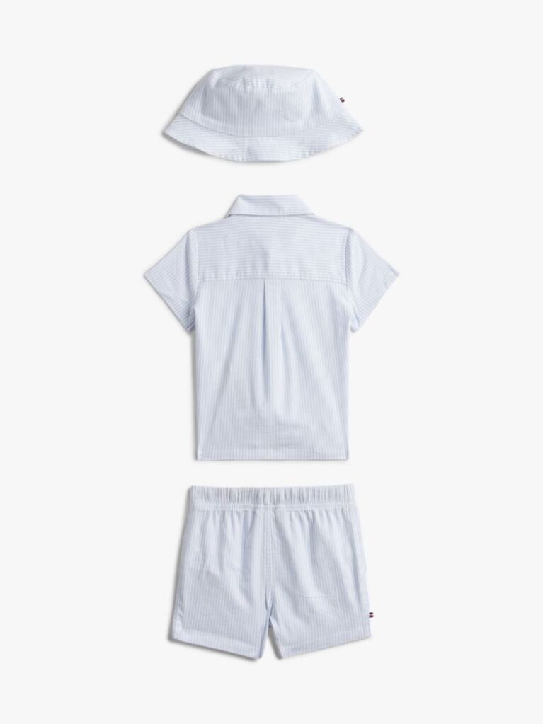 Blue Ithaca Stripe Three-Piece Outfit Gift Box  Newborn