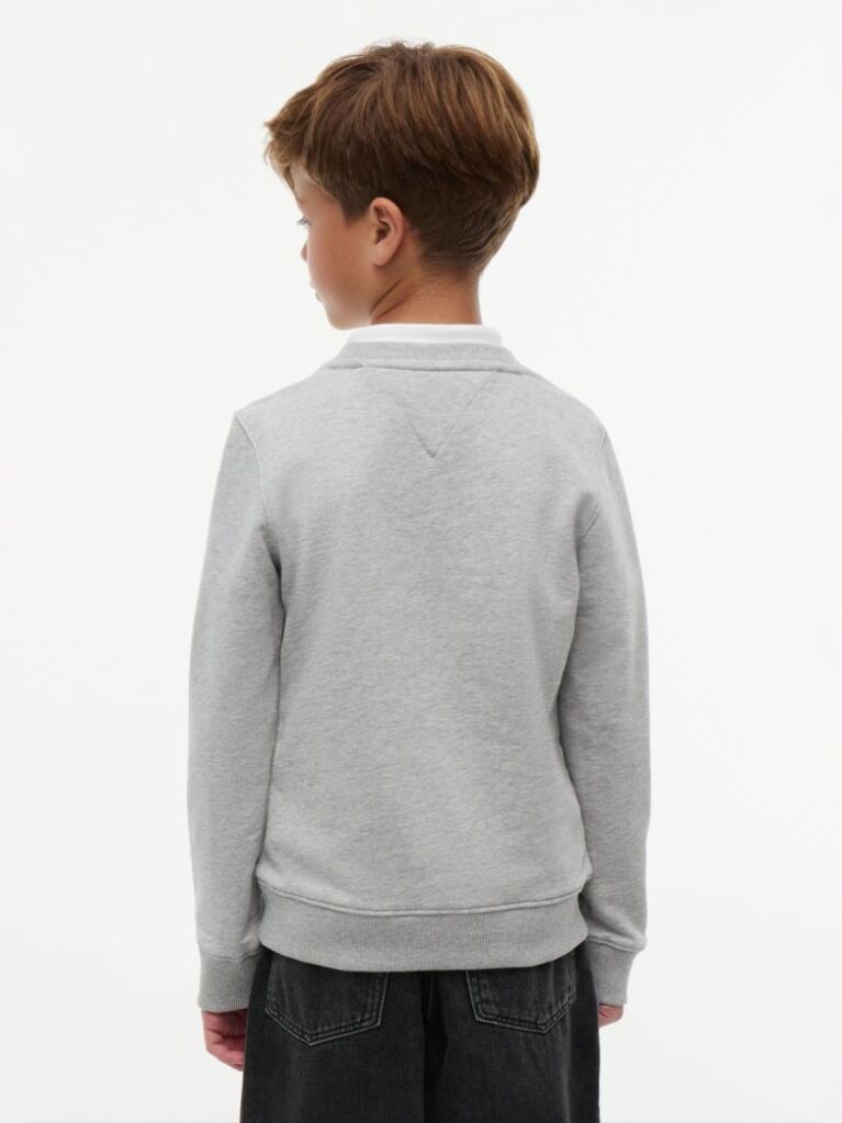 Grey Hanorac cu logo esențial  Kids Unisex