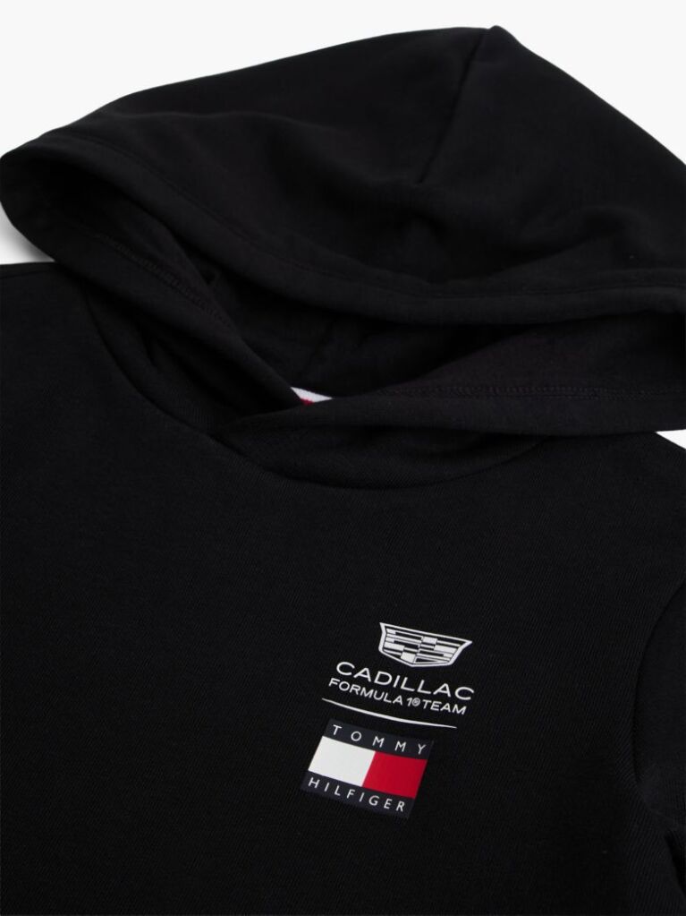 Negru Hanorac cu logo TH x Cadillac Formula 1® Team  Copii unisex
