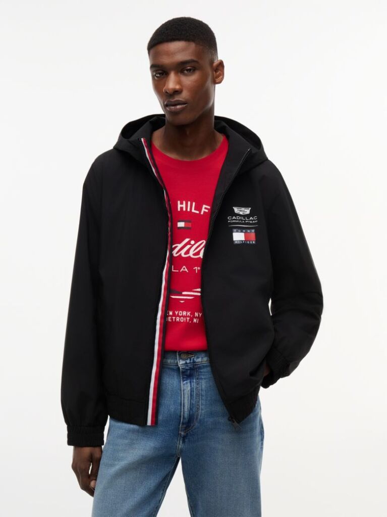 Black TH x Cadillac Formula 1® Team Logo Sweatshirt  Unisex